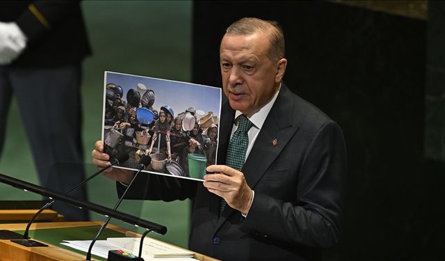 Erdoğan BM’de: Daha adil dünyanın yolu Gazze’den geçiyor