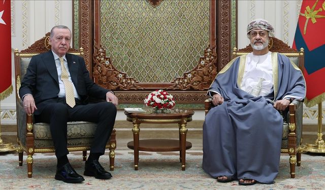Erdoğan, Umman Sultanı Heysem bin Tarık ile görüştü