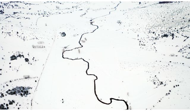 Kastamonu'nun Kış Manzarası: Karla Beyaza Bürünmüş Mendereslerin Büyüleyici Görüntüsü